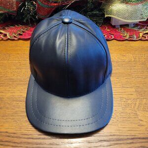 MM101-Leather Caps HDP-Genuine Leather Baseball Cap Made in USA